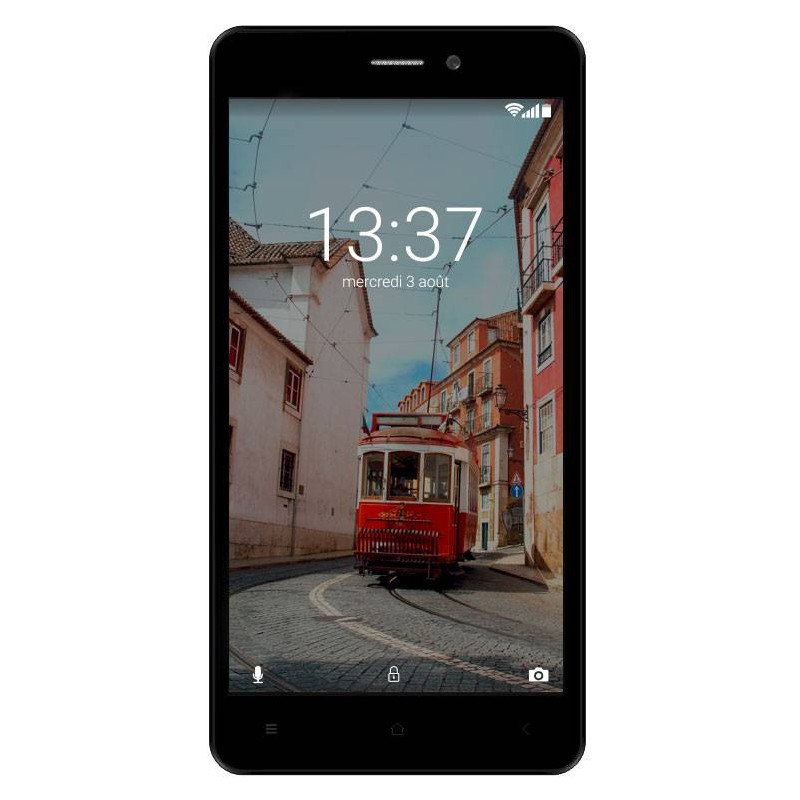 Konrow Link 55 - Smartphone 4G LTE - Android 6.0 Marshmallow - Ecran 5.5' - 8Go - Double Sim - Noir