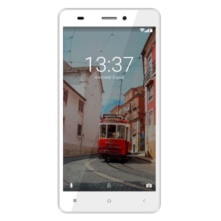 Konrow Link 55 - 4G LTE Smartphone - Android 6.0 Marshmallow - 5.5'' Screen - 8GB - Dual Som - White