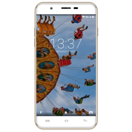 Konrow Cool 55 - Smartphone Android 6.0 - Ecran IPS 5.5' - 8Go - Double Sim - Or