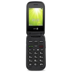 Doro 2404 Double Sim Flip Black