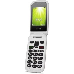 Doro 2404 Double Sim Flap Red / White