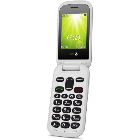 Doro 2404 Double Sim Flap Red / White