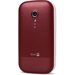 Doro 2404 Double Sim Flap Red and White