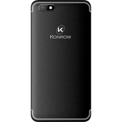Konrow Easy Feel - Smartphone Android - 4G - Ecran 5' - Double Sim - 16Go, 1Go RAM - Noir