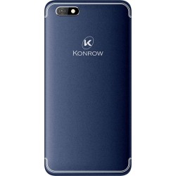 Konrow Easy Feel - Smartphone Android - 4G - Ecran 5' - Double Sim - 16Go, 1Go RAM - Bleu
