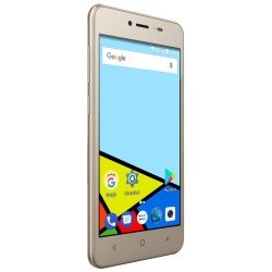 Konrow Easy Feel - Android Smartphone - 4G - 5'' Screen - Dual Sim - 16GB, 1GB RAM - Gold
