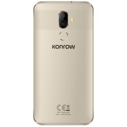 Konrow Sky - Smartphone Android - 4G - Écran 5.5' - Double Sim - 16Go, 2Go RAM - Noir