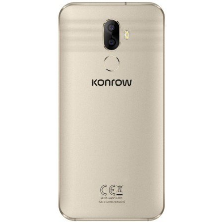 Konrow Sky - Smartphone Android - 4G - Écran 5.5' - Double Sim - 16Go, 2Go RAM - Noir