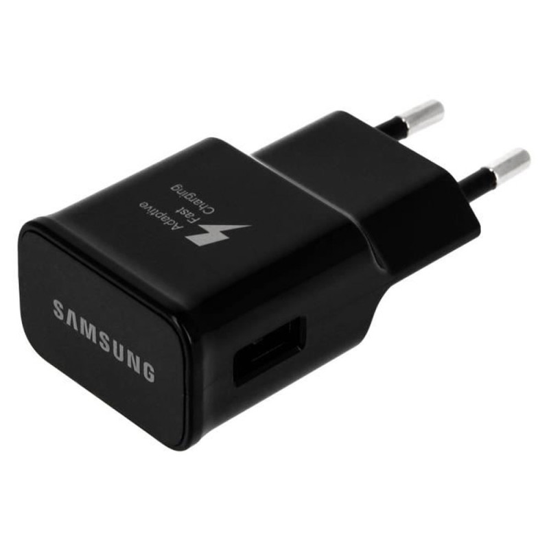 Samsung EP-TA20EBE - USB-lichtnetadapter - 2A, 5V - Snel opladen - Zwart (Bulk)