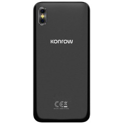 Konrow Sky - Smartphone Android - 4G - Écran 5.5' - Double Sim - 16Go, 2Go RAM - Noir