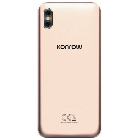 Konrow Sky - Smartphone Android - 4G - Écran 5.5' - Double Sim - 16Go, 2Go RAM - Noir