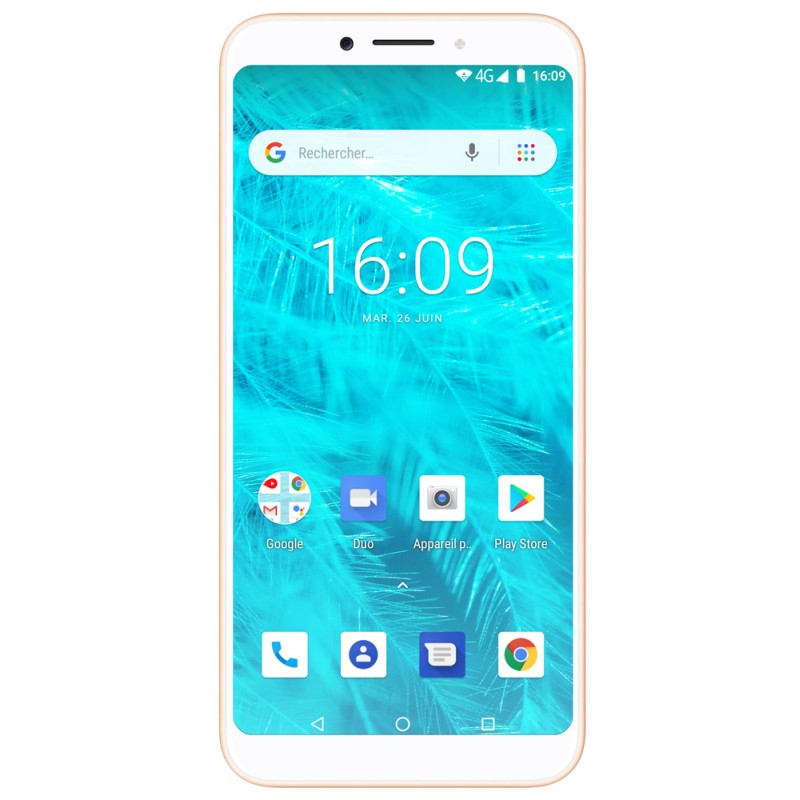 Konrow Sky Lite - Smartphone Android - 4G - Écran 5.45'' - Double Sim - 16Go, 1Go RAM - Or Konrow Sky Lite - Smartphone Android - 4G - Écran 5.45'' - Double Sim - 16Go, 1Go RAM - Or