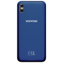 Konrow Sky Lite - Smartphone Android - 4G - Écran 5.45' - Double Sim - 16Go, 1Go RAM - Bleu