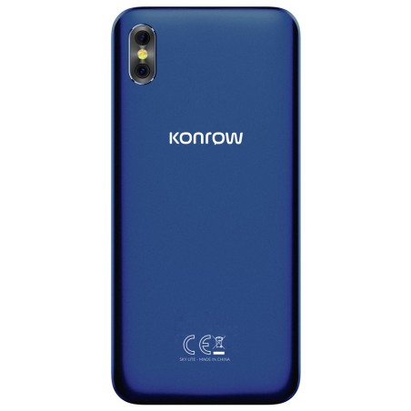 Konrow Sky Lite - Smartphone Android - 4G - Écran 5.45' - Double Sim - 16Go, 1Go RAM - Bleu