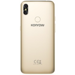 Konrow Sky Plus - Android 8.1 - 4G - 6.2'' screen - 32GB, 3GB RAM - Gold