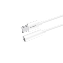 Huawei CM20 - Original USB Type-C to 3.5mm Jack Adapter - White (Original Packaging)