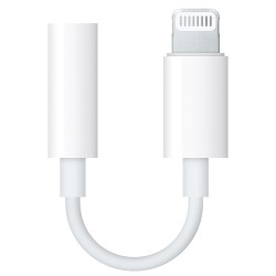 Apple MMX62 - Original Lightning to 3.5mm Jack Adapter - White (Blister)
