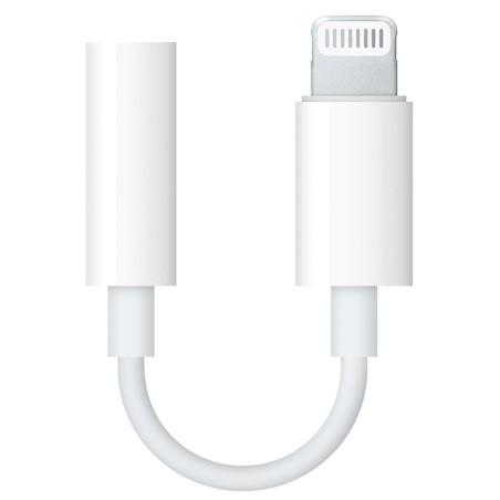 Apple MMX62 - Original Lightning to 3.5mm Jack Adapter - White (Blister)