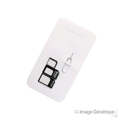 Sim Adapter - Nano Sim and Micro Sim - 3 in 1