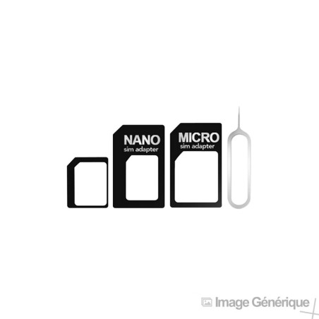 Sim Adapter - Nano Sim and Micro Sim - 3 in 1