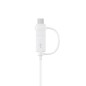 Samsung EP-DG930DWEGWW - Cavo combinato micro USB e tipo C - 1.5m - Bianco (blister)