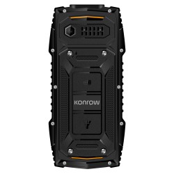 Konrow Stone Plus - IP68 Certified Shockproof Phone - 2.4'' - Dual Sim - Black