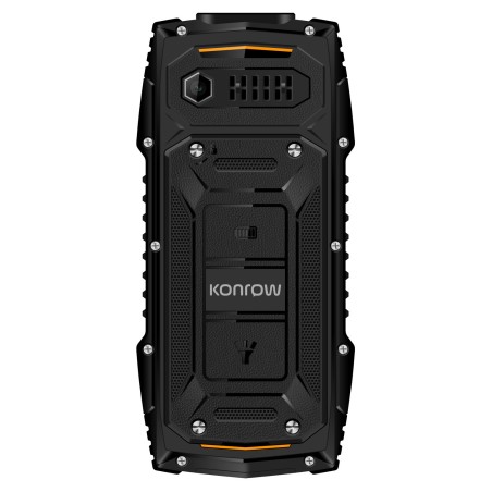 Konrow Stone Plus - IP68 Certified Shockproof Phone - 2.4'' - Dual Sim - Black