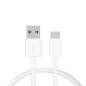 USB Type C Data Cable - 1m, 8mm long tip - White (Bulk)