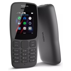 Nokia 106 - Dual Sim - Black (NOT Guaranteed Version*)