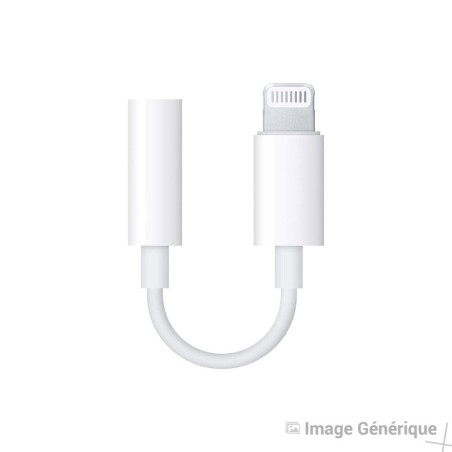 Lightning to Jack 3.5 Adapter - White (Bulk)