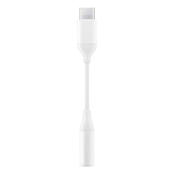 Samsung EE-UC10JUWE - USB Type C to Jack 3.5 Adapter (White) - Original, Bulk