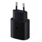 Samsung EP-TA800EB - USB Type C Power Adapter (25W, Fast Charge, Black) - Original, Bulk