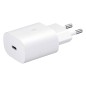 Samsung EP-TA800EB - USB Type C Power Adapter (25W, Fast Charge, White) - Original, Bulk