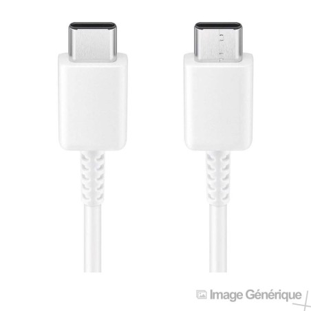 Samsung EP-DG977BWE - USB Type-C naar USB Type-C Kabel - 1m - Wit (Bulk)