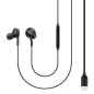Samsung GH59-15106A - Écouteur AKG Intra Auriculaire - Connecteur Type C, Télécommande, Noir (En Vrac)