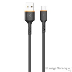 Type-C to USB Data Cable - 1m - Black (Compatible, Blister)