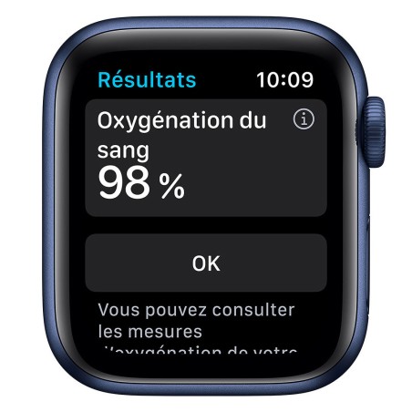 Apple Watch Series 6 (40mm, Sport Band GPS) Blue Strap