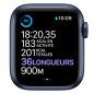 Apple Watch Serie 6 (40mm, Sport Band GPS) Bracelet Bleu