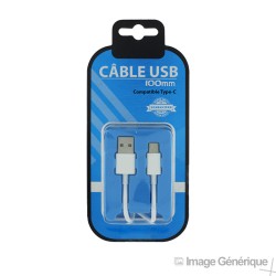 Typ-C-zu-USB-Datenkabel – 1 m – Weiß – (kompatibel, Blister)