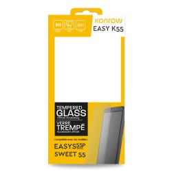 Tempered Glass For Konrow Easy K55 (Compatible Easy S55P 2021 and Sweet55 - 9H, 0.33mm )