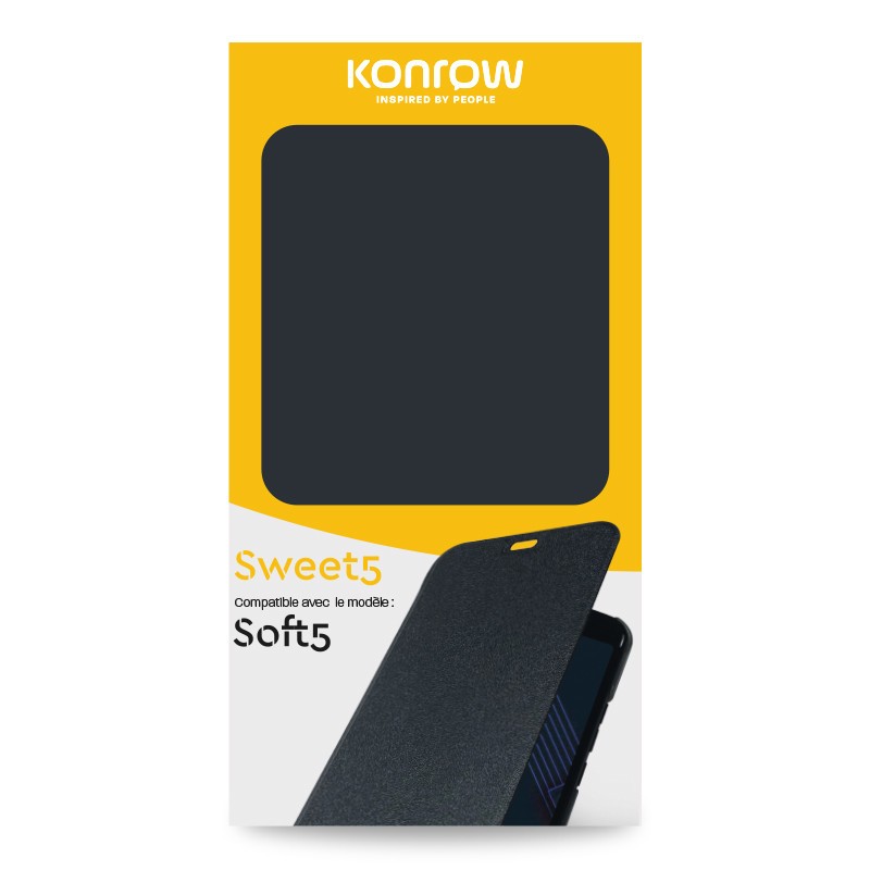 FlipCover For Konrow Sweet 5 (Soft5 Compatible) FlipCover For Konrow Sweet 5 (Soft5 Compatible)