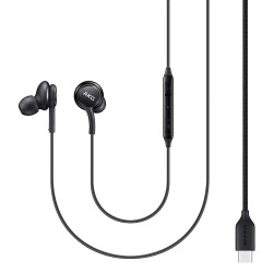 Samsung EO-IC100BBEGEU - AKG In-Ear Headphone - Type C Connector, Black, Remote Control (Original Packaging)