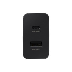 Samsung EP-TA220NBEGEU – USB-Typ-C- und USB-A-Duo-Netzteil – 35 W, Schwarz (Originalverpackung)