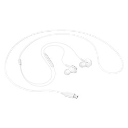 Samsung EO-IC100BWE - AKG In-Ear Earphone - Type C Connector, White, Remote Control (Original Packaging)