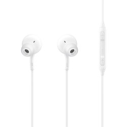 Samsung EO-IC100BWE - AKG In-Ear Earphone - Type C Connector, White, Remote Control (Original Packaging)