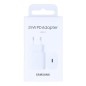 Samsung EP-TA800NWEGEU - USB Type C Power Adapter - 25W, White (Original Packaging)