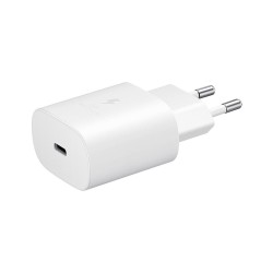 Samsung EP-TA800NWEGEU - USB Type C Power Adapter - 25W, White (Original Packaging)