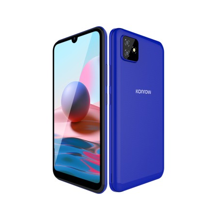 Konrow Sky 63 (Dual Sim - 4G - 6.26'' Screen - 32 GB, 3 GB RAM) Blue