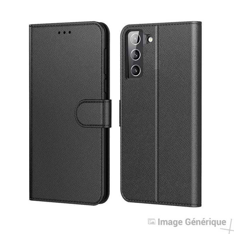Samsung Galaxy S22 Leatherette Flip Case - Black (Bulk) Samsung Galaxy S22 Leatherette Flip Case - Black (Bulk)