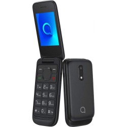 Alcatel 2057D - Flip phone - Black